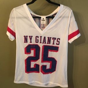 PINK NFL NYG Jersey